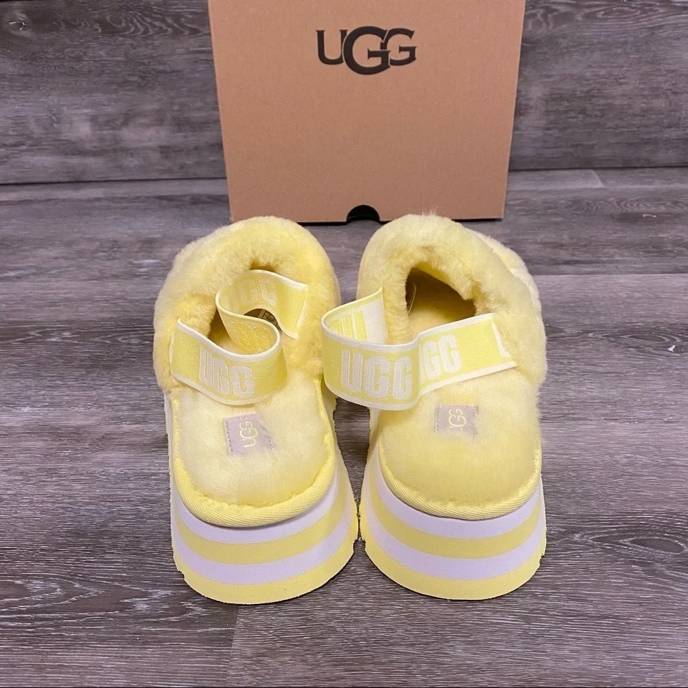 UGG | Disco Slide In Margarita Yellow NEW In Box Size 6
